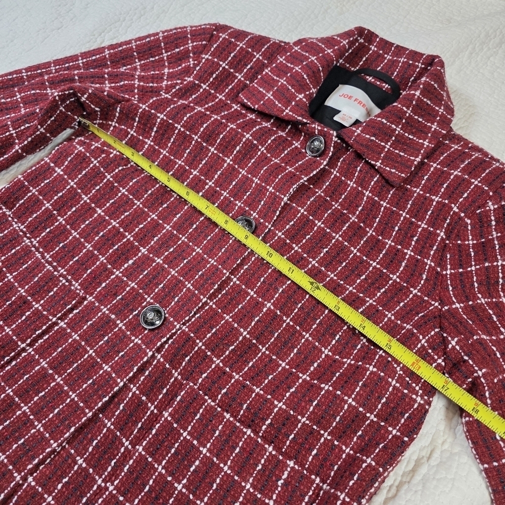Joe Fresh Red Plaid Jacket & Skirtall Dress Set - Picture 9 of 16